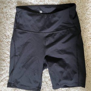 black bike shorts